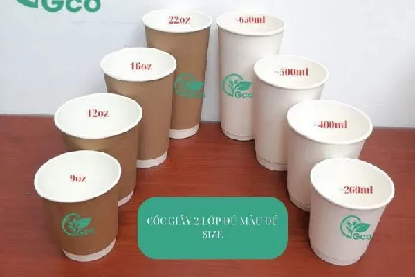 Cốc Giấy (coc giay) – Lựa Chọn Ly Giấy Thân Thiện Môi Trường Cho Doanh Nghiệp | GCO