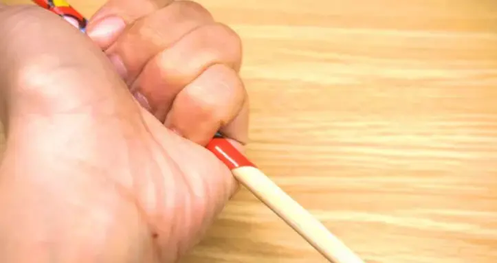 Homemade paper straws step 5
