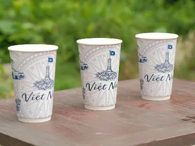 Cốc giấy 2 lớp Ivory