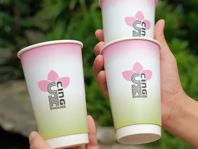 Cốc giấy 2 lớp Ivory