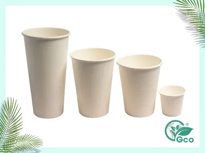 Plain paper cups