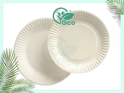 Small and medium sized paper plates